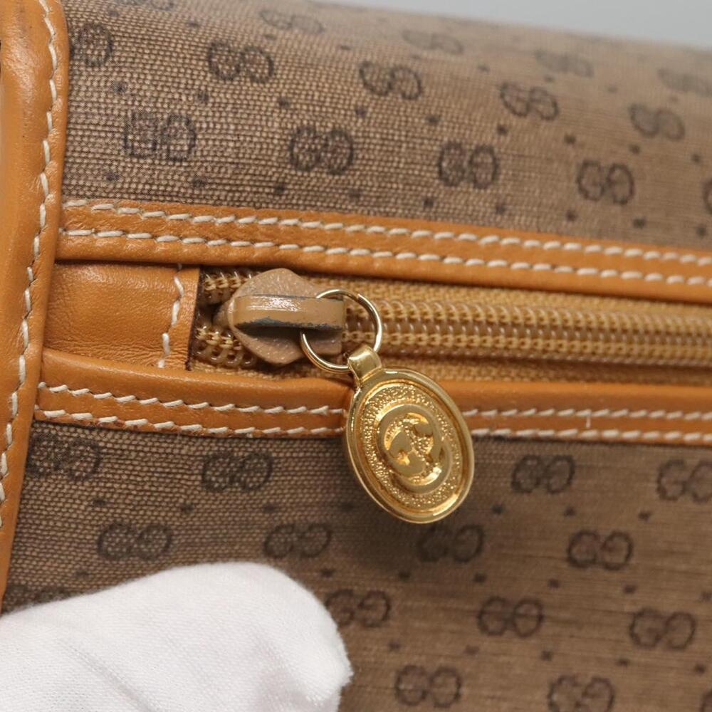 GUCCI Micro GG Supreme Shoulder Bag Pvc Beige Gold 004 58 004 58 - Picture 14 of 16